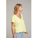 Linen V-Neck Tee
