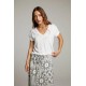 Linen V-Neck Tee