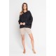Oversized Cut Shoulder Hoodie Oversized Cut Shoulder Hoodie