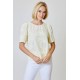 Eyelet Flower Applique Top Eyelet Flower Applique Top