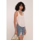 Teyana Crochet Back Tank