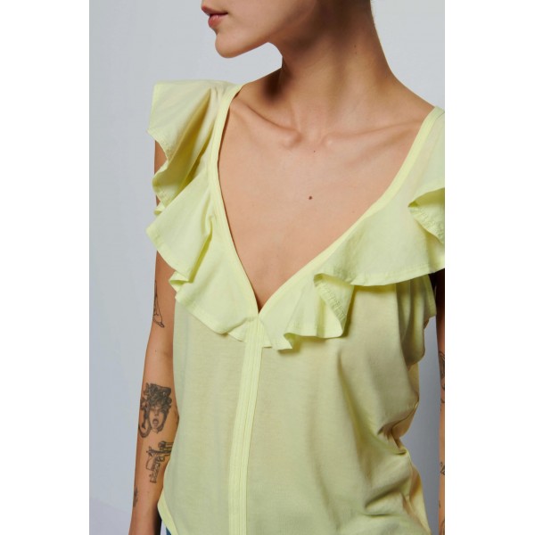 Neah Ruffle Tank Top