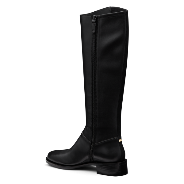 The Starling Tall Boot - Black Leather