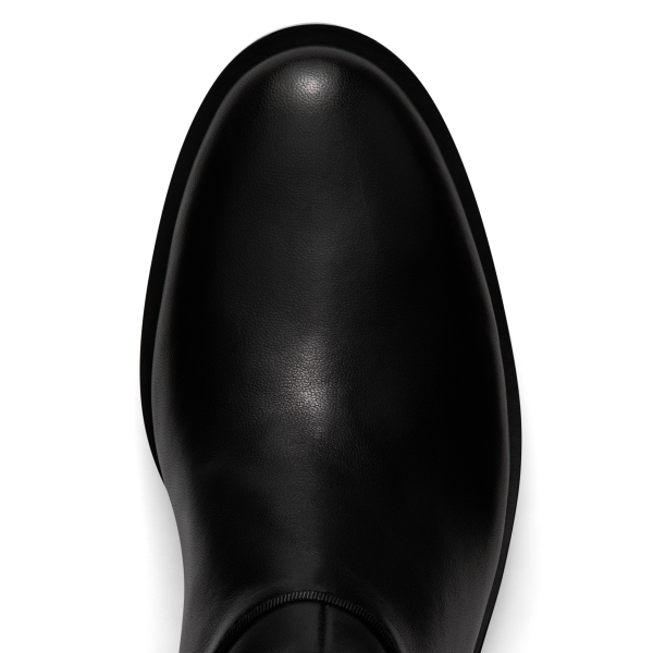 The Starling Tall Boot - Black Leather
