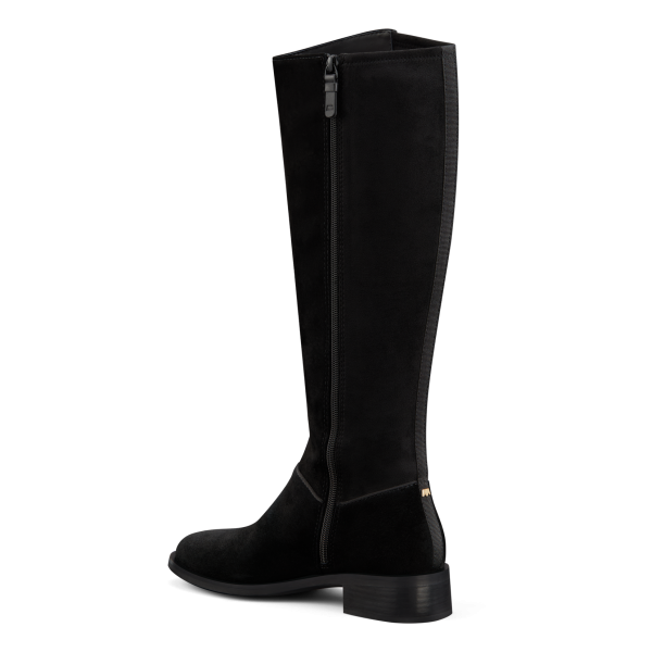 The Starling Tall Boot - Black Suede