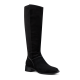 The Starling Tall Boot - Black Suede