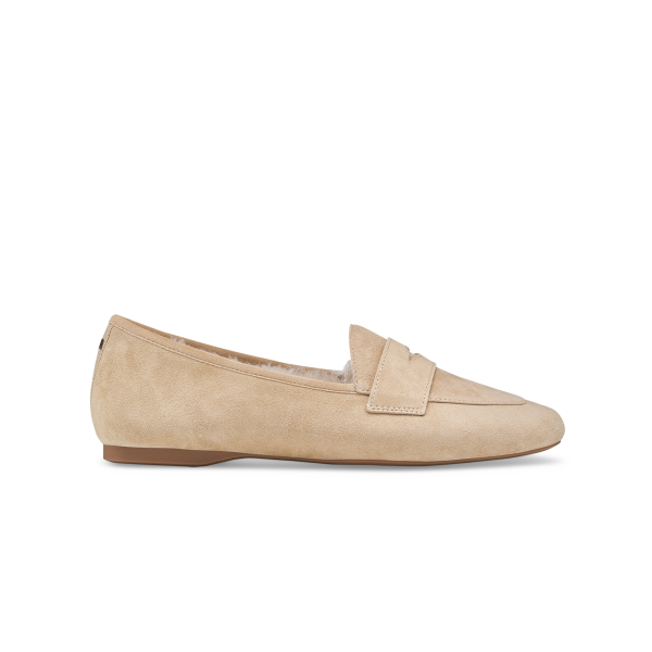 The Vesper - Biscuit Suede Faux Fur